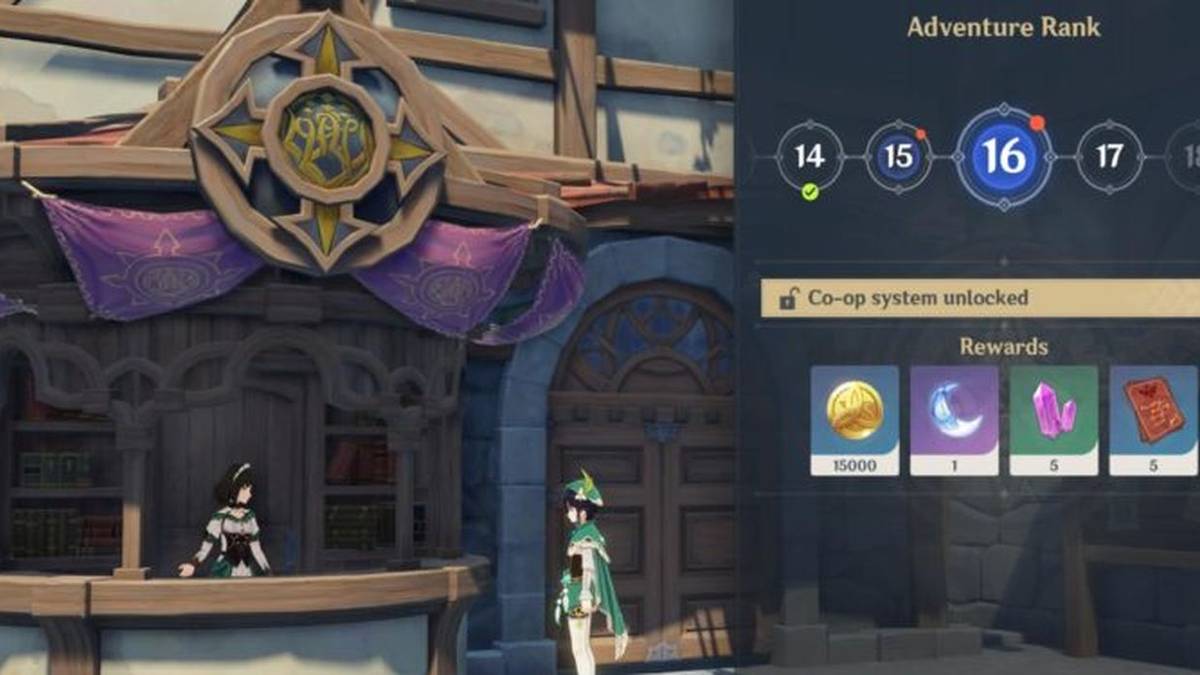 genshin impact adventure rank 16