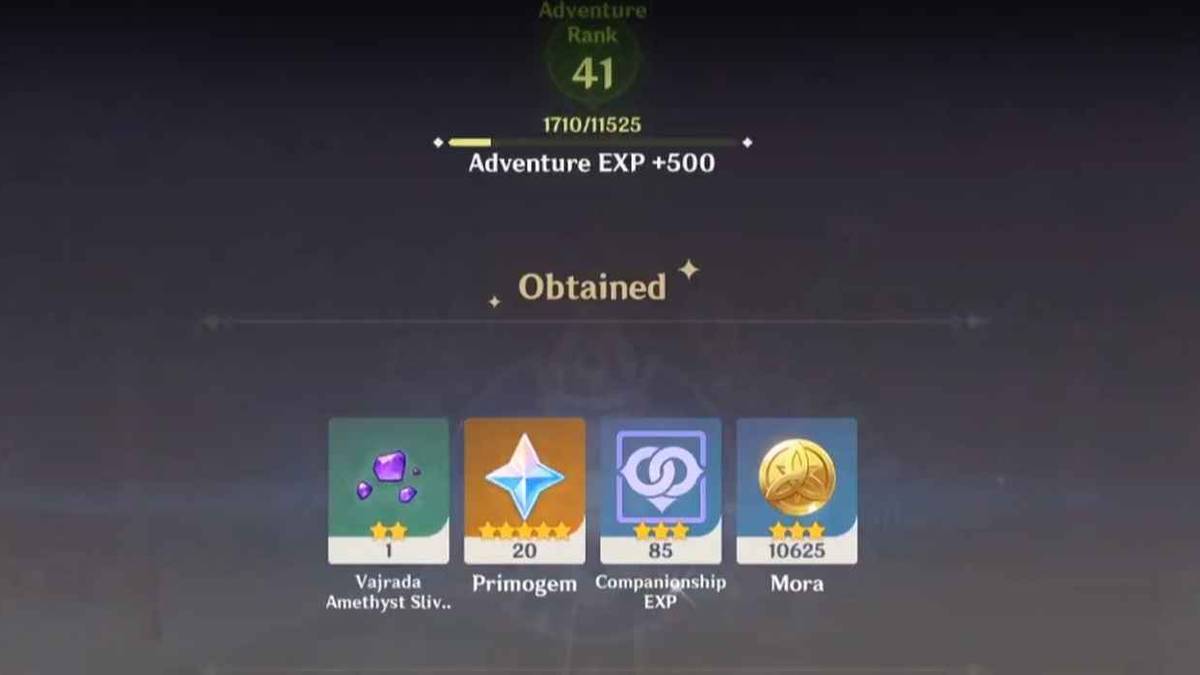 genshin impact adventure rank grinding