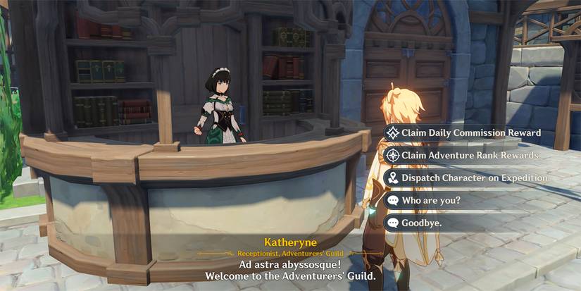 genshin impact adventurers guild rewards