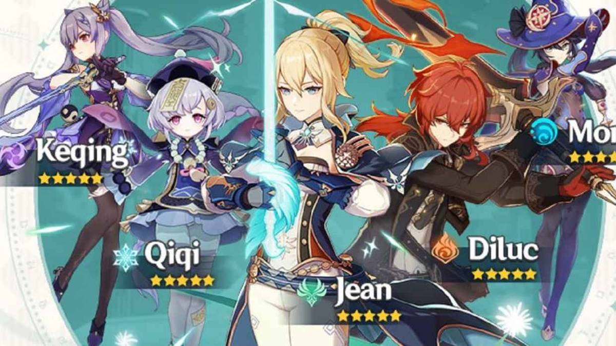genshin impact five star characters