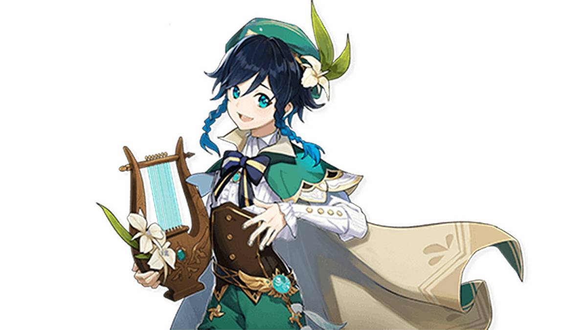 genshin impact venti cape beret harp