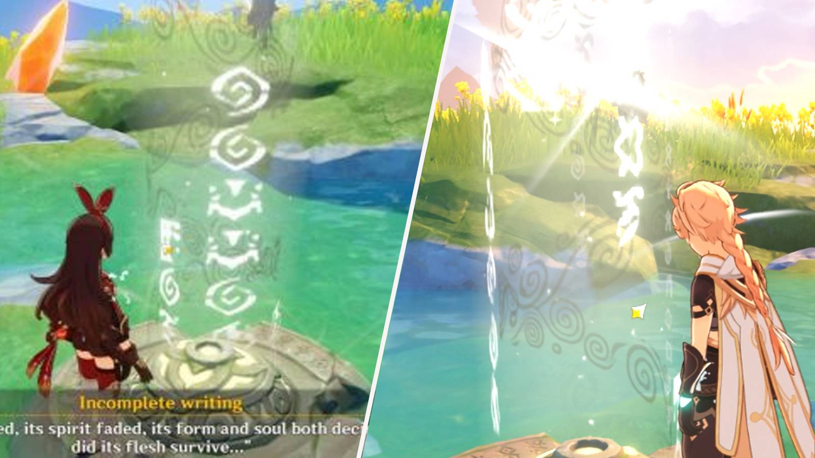 genshin near geo statues