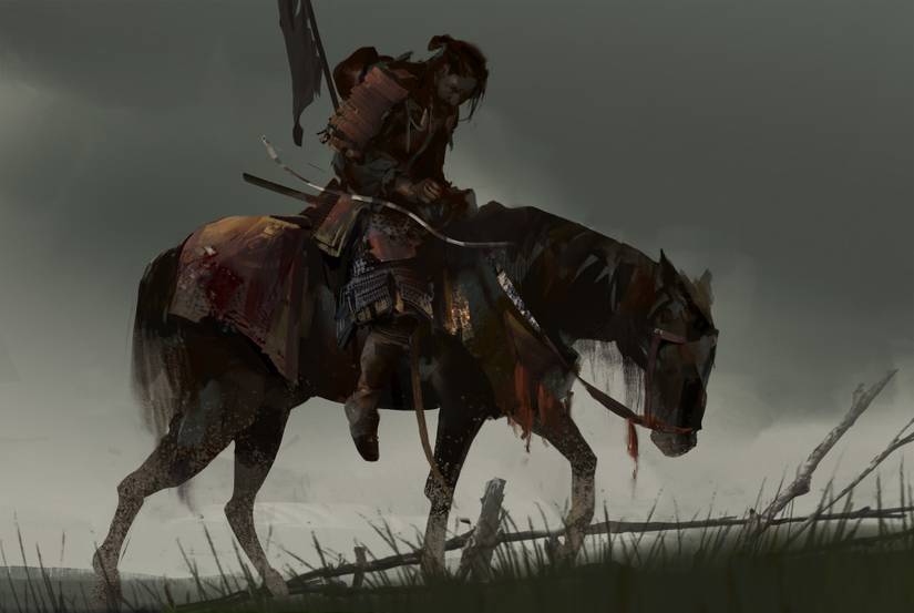 jin on horse concept