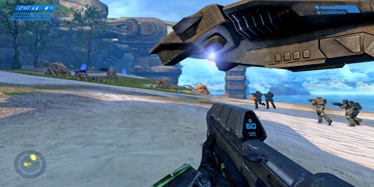 Halo: Combat Evolved Anniversary Xbox 360 gameplay