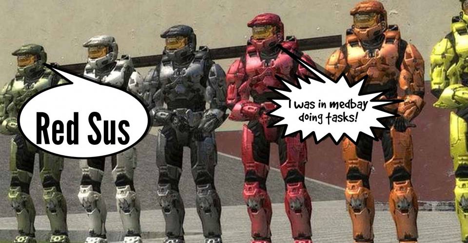 Fan Art Combines Among Us And Halo Game Rant
