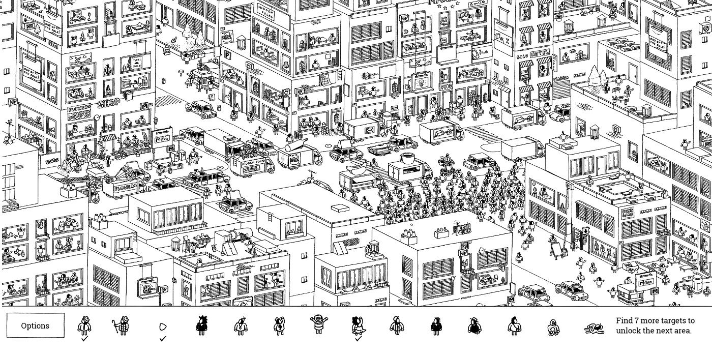 Search for hidden folks