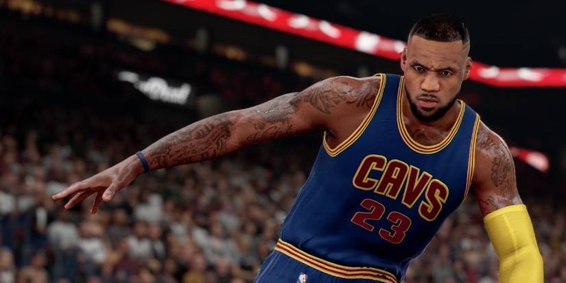 A tattooed player from NBA 2K16