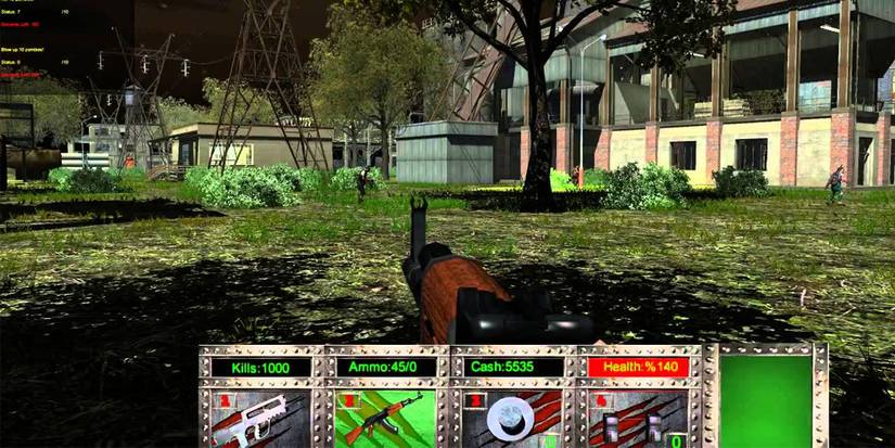 A screenshot from Jim Sterling's livestream of The Slaughtering Grounds