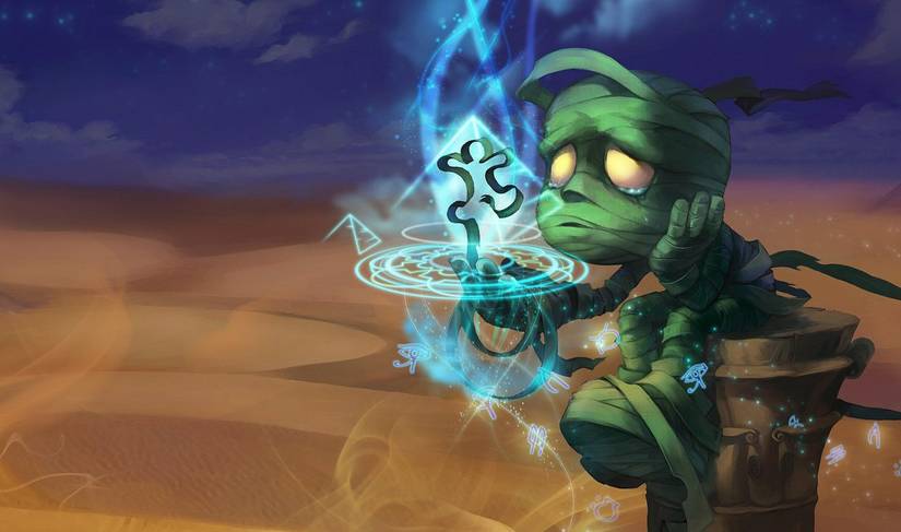 league of legends amumu's official splash art