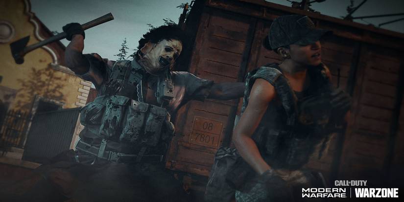 leatherface executing player in warzone