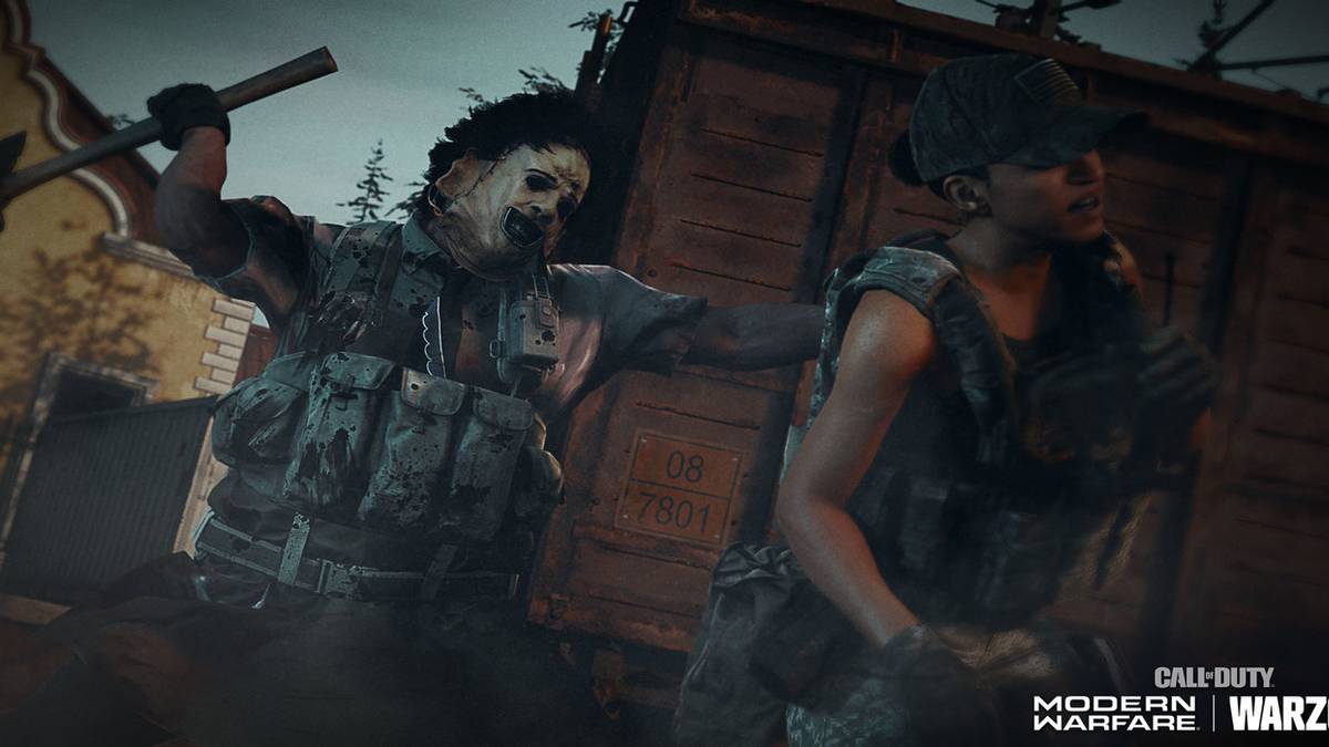 leatherface executing player in warzone