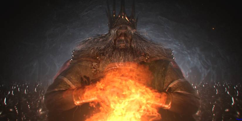 Lord Gwyn from the dark souls 1 opening cutscene