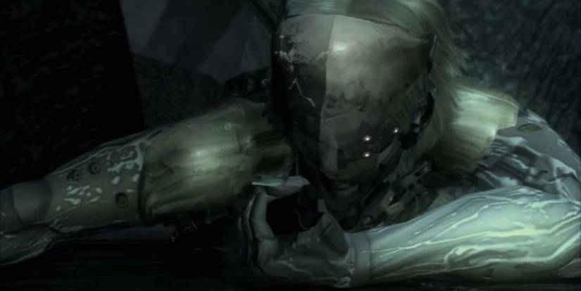 raiden lying on the floor