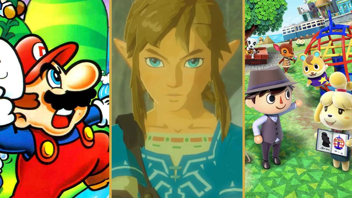 Super Mario Bros. 2, The Legend of Zelda: Breath of the Wild and Animal Crossing: New Leaf