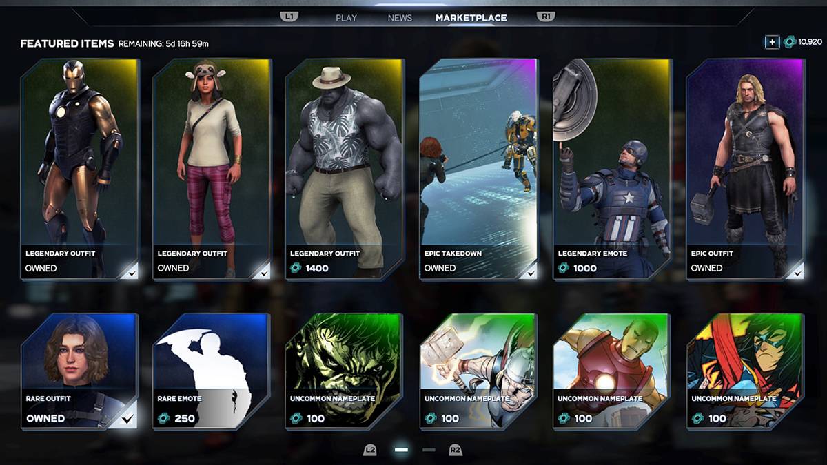 Marvels Avengers Oct 22