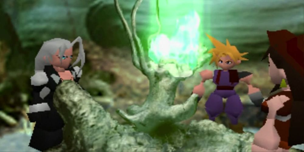 A mako spring in Final Fantasy VII