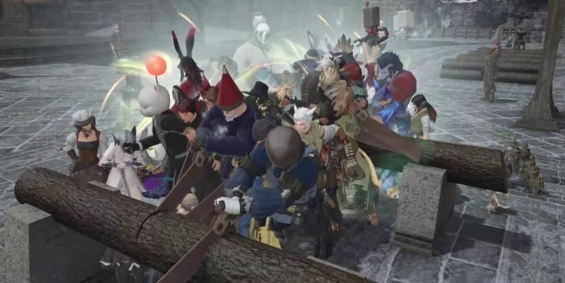 ishgard restoration sawing logs