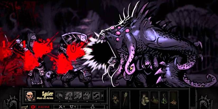 shambler battle in darkest dungeon