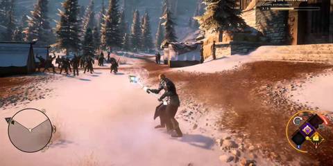 showing off prismatic axe at haven