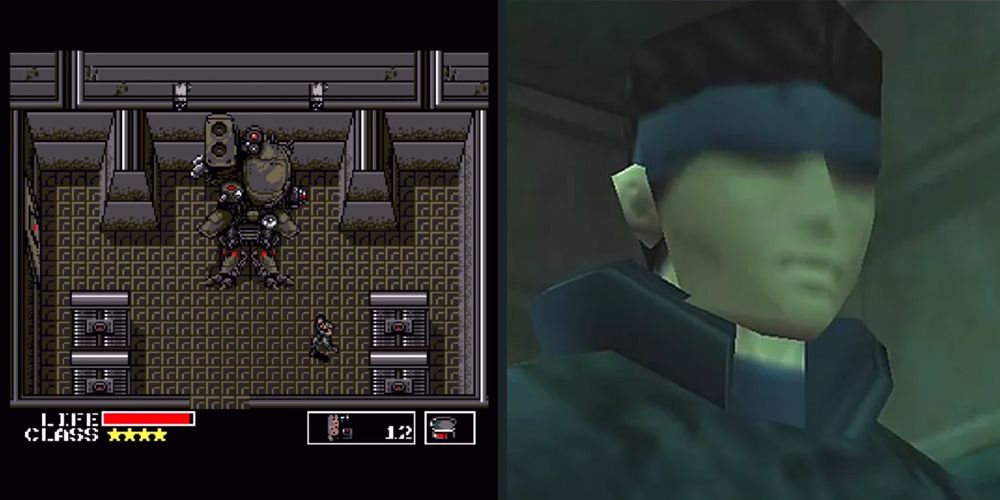 Metal Gear (NES) and Metal Gear Solid (PS1)