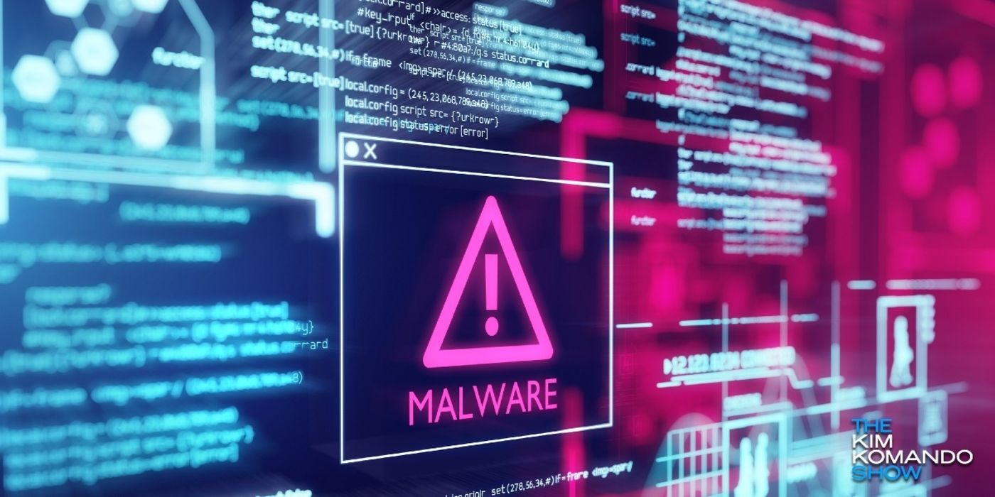 a computer malware wallpaper