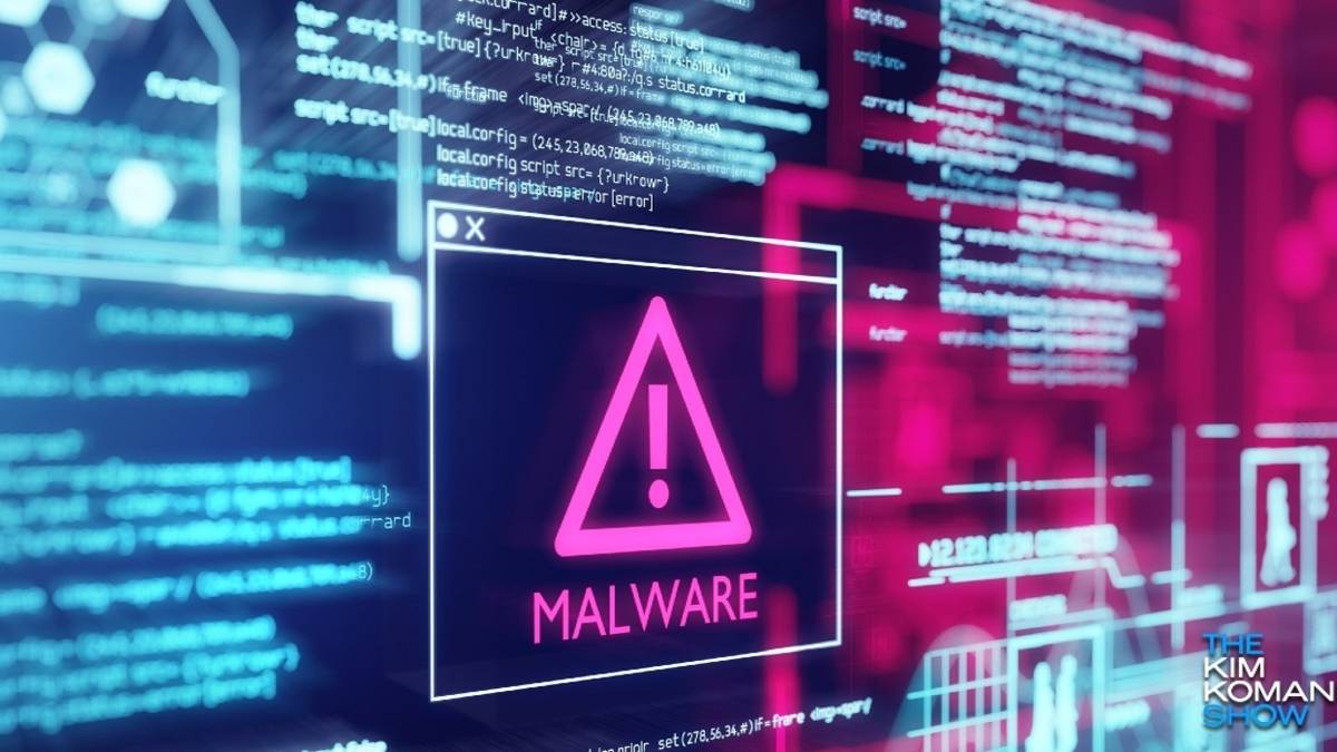 a computer malware wallpaper