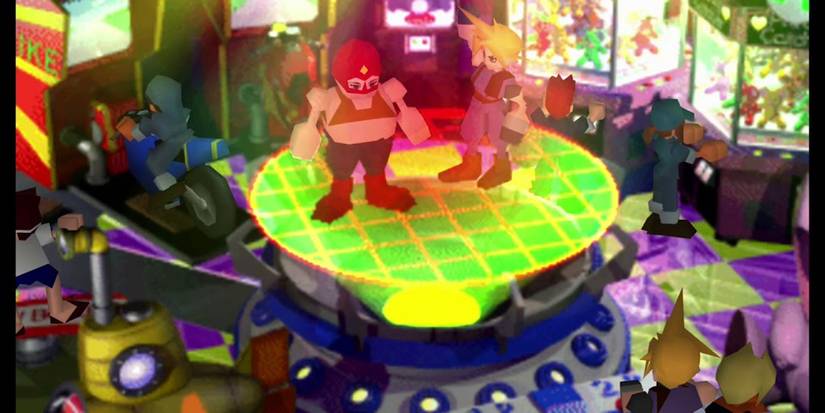 The 3D Battler minigame from Final Fantasy VII