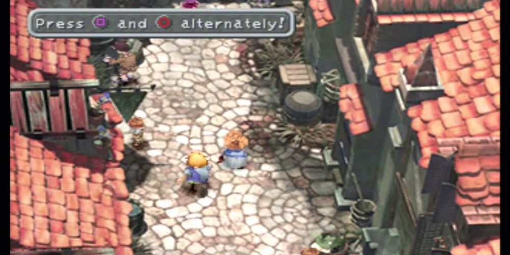 The Hippaul Racing minigame from Final Fantasy IX