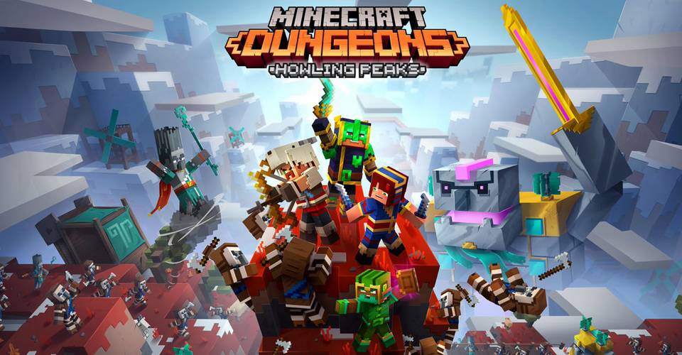 Minecraft Dungeons Howling Peaks Dlc Announced Game Rant