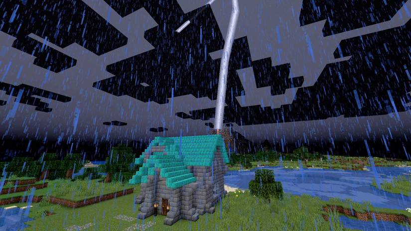 minecraft live caves and cliffs update lightning rod