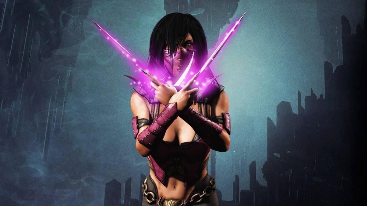 mileena with sai blades