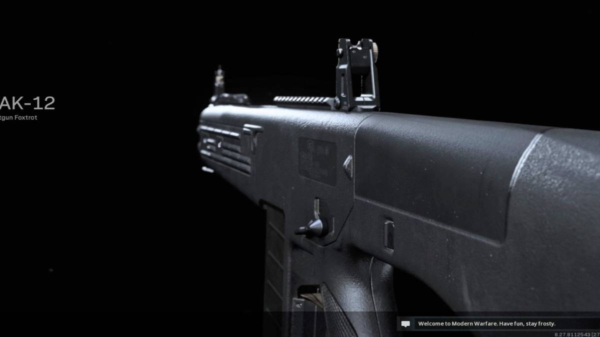 modern warfare jak 12 new shotgun preview screen