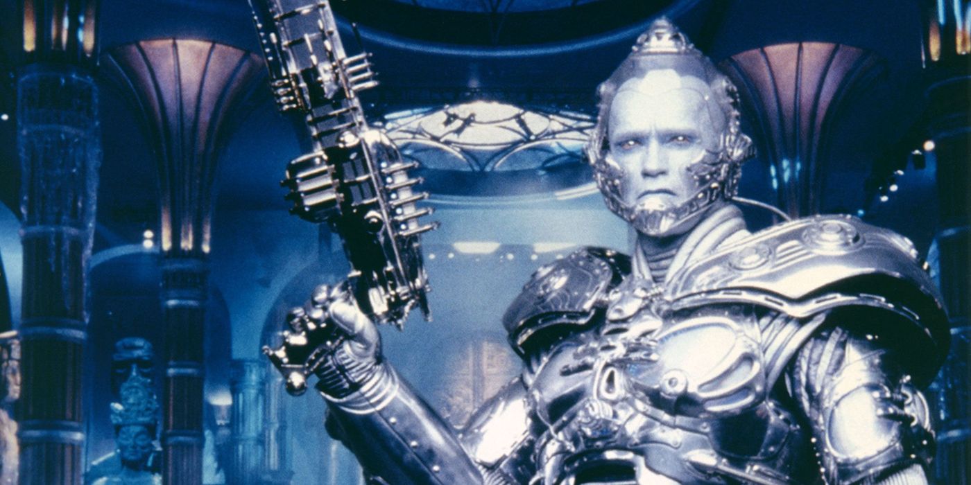 Mr Freeze as depicted in Batman and Robin