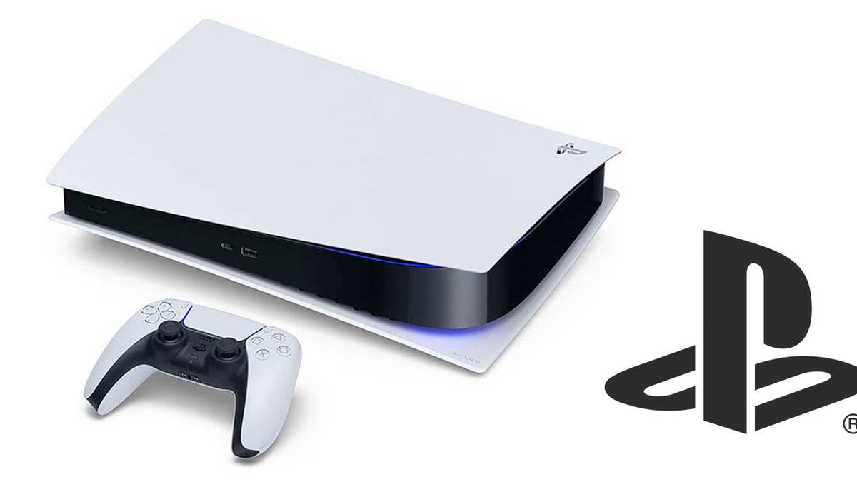 PS5 next to PlayStation logo