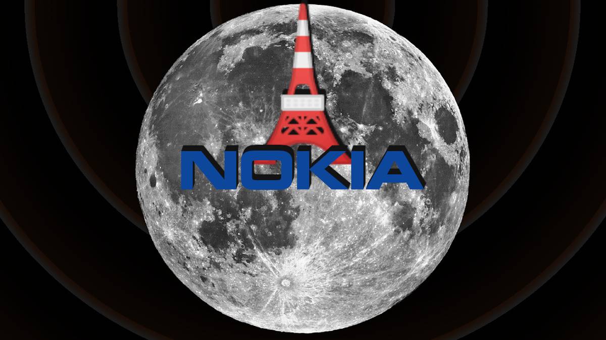 Nokia has won the bid to install 4G cell towers on the moon.
