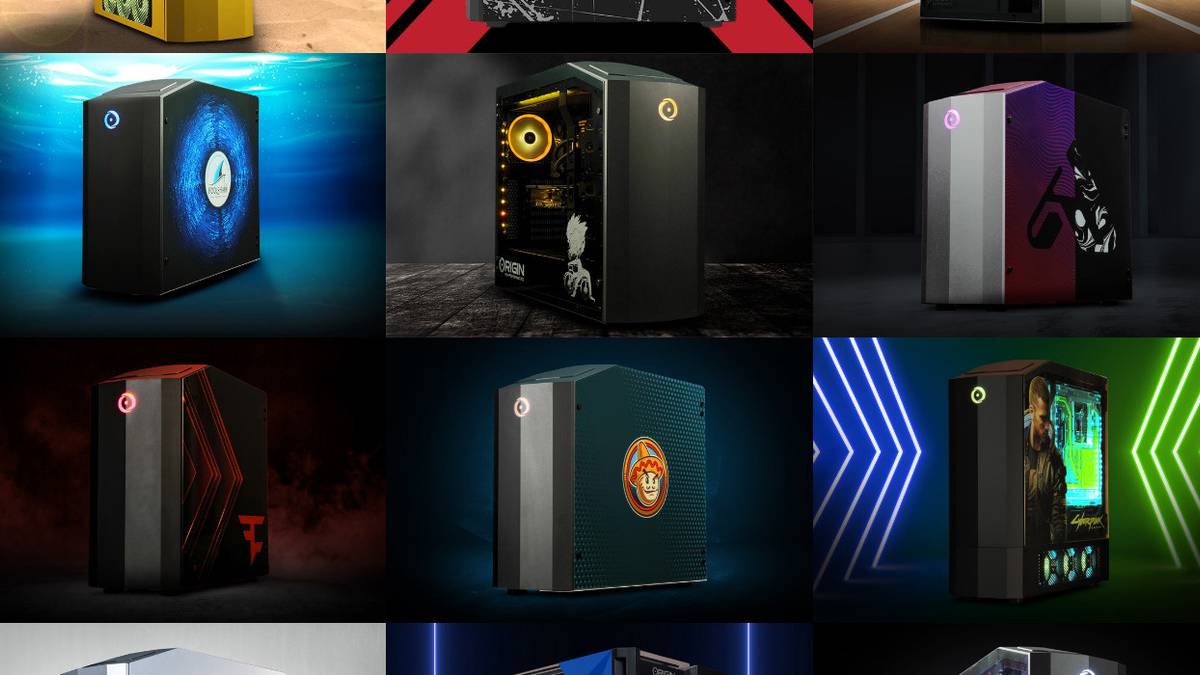 Examples of custom Origin PCs made in the past.