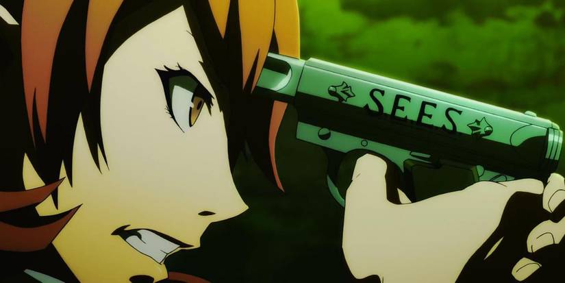 Yukari using the Evoker in Persona 3
