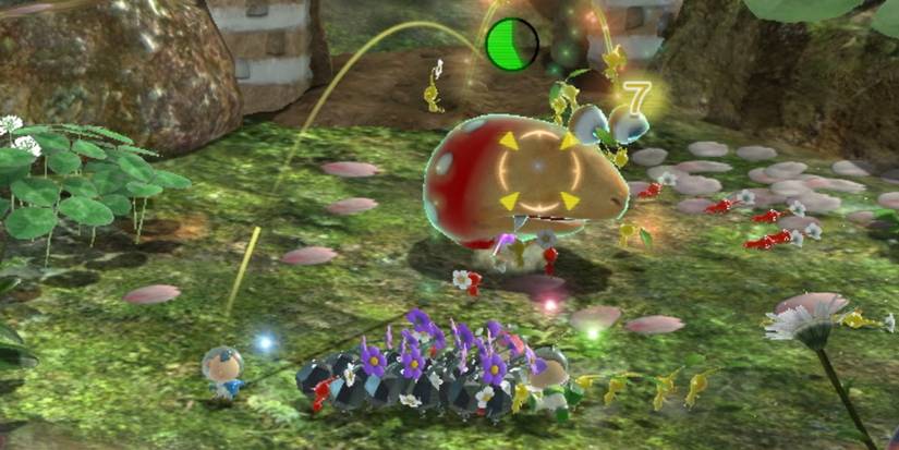 pikmin 3 deluxe bulborb attack