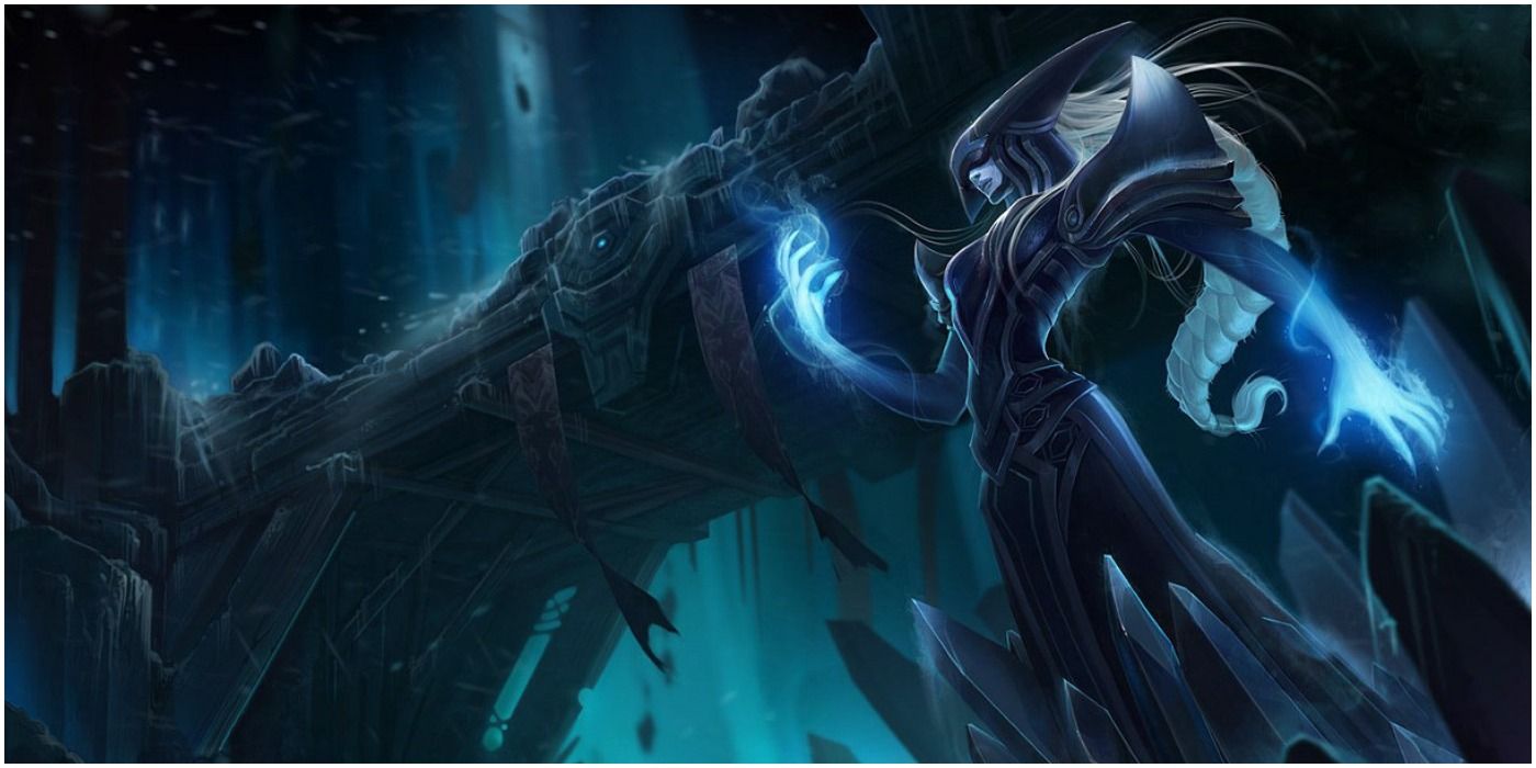 Lissandra Using Her Magic In Her Freijord Fortress