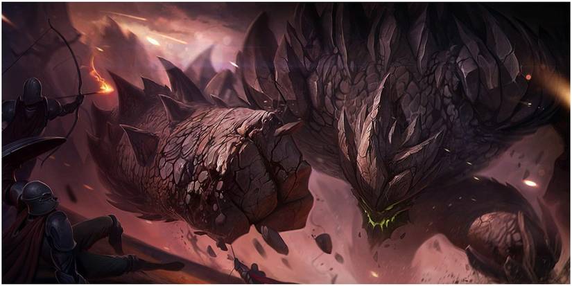 Malphite Coming to Life & Attacking A Garrison