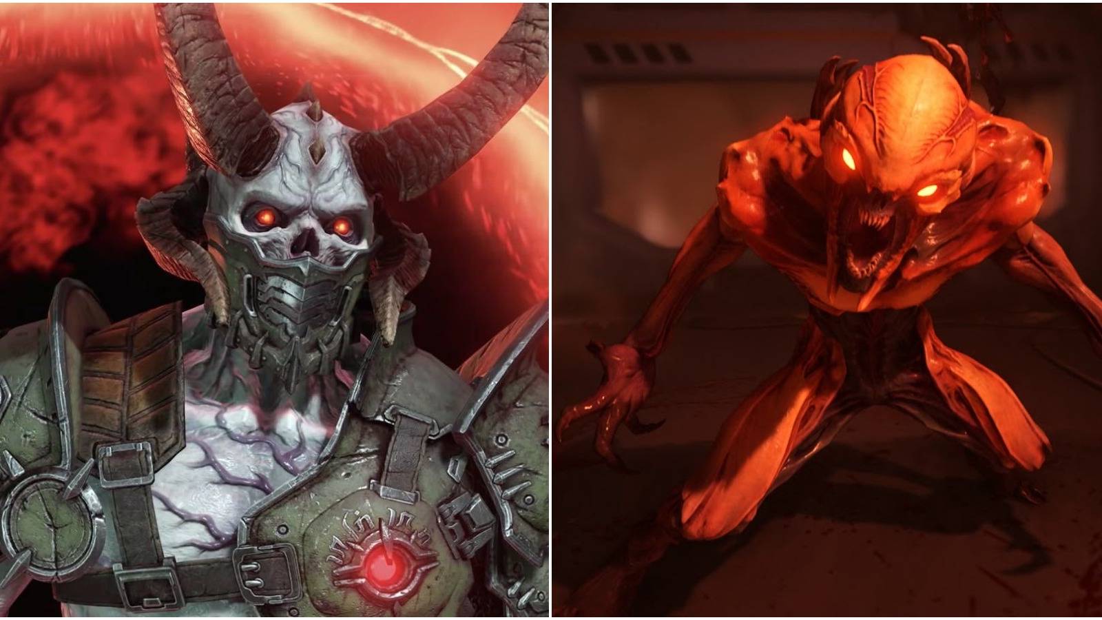 A Marauder &amp; An Imp Revealing Themselves To The Doom Slayer