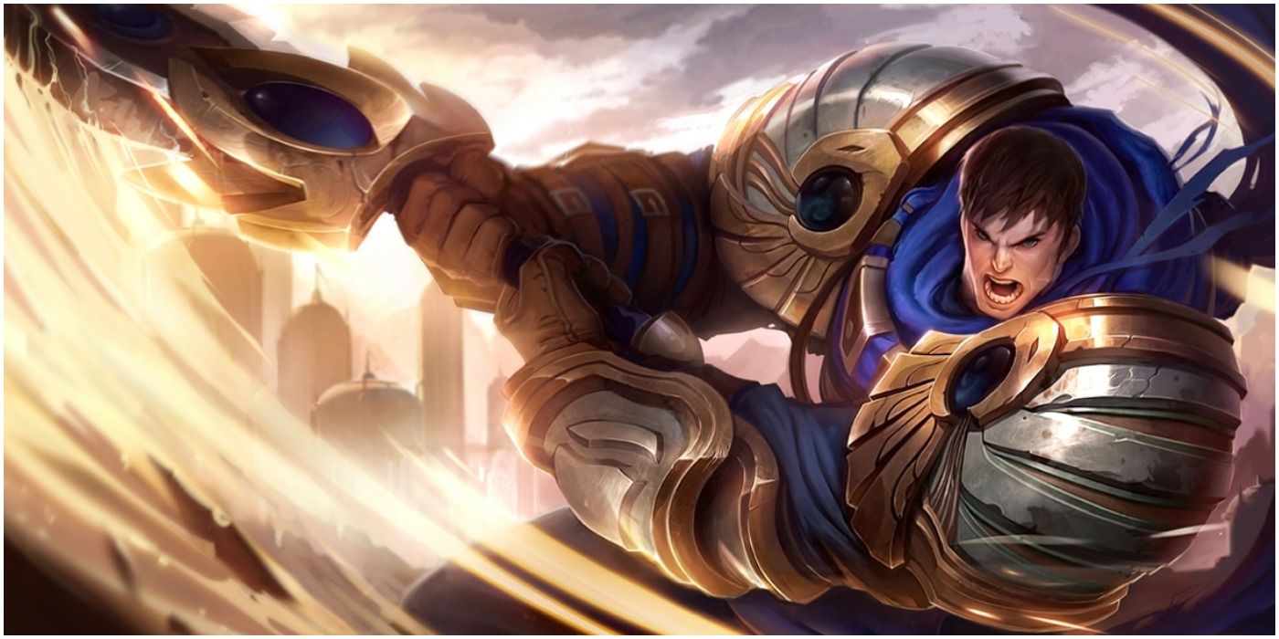 Garen Using His E For A Spin Attack