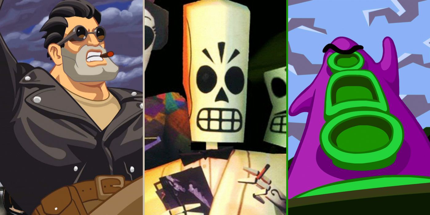 Full Throttle, Grim Fandango and Day of the Tentacle