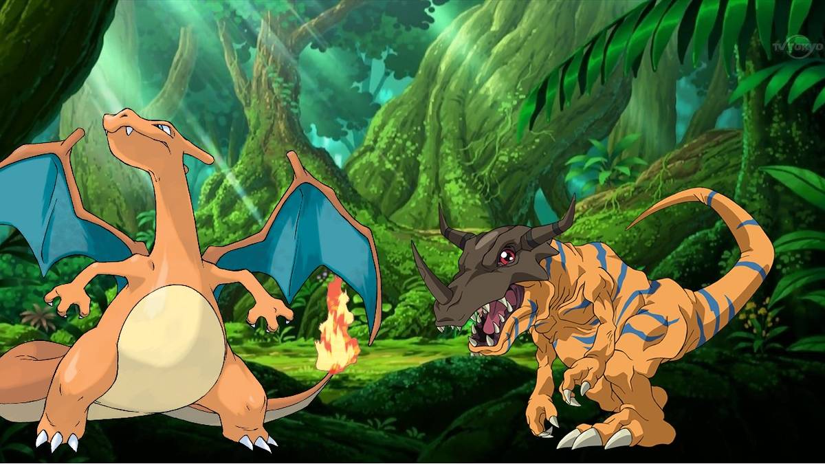 charizard and greymon