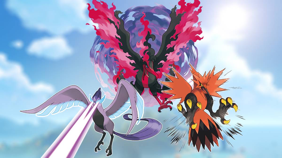 Galarian Articuno, Zapdos, and Moltres Shinies Revealed for Pokemon Sword  and Shield, image size:1200x675