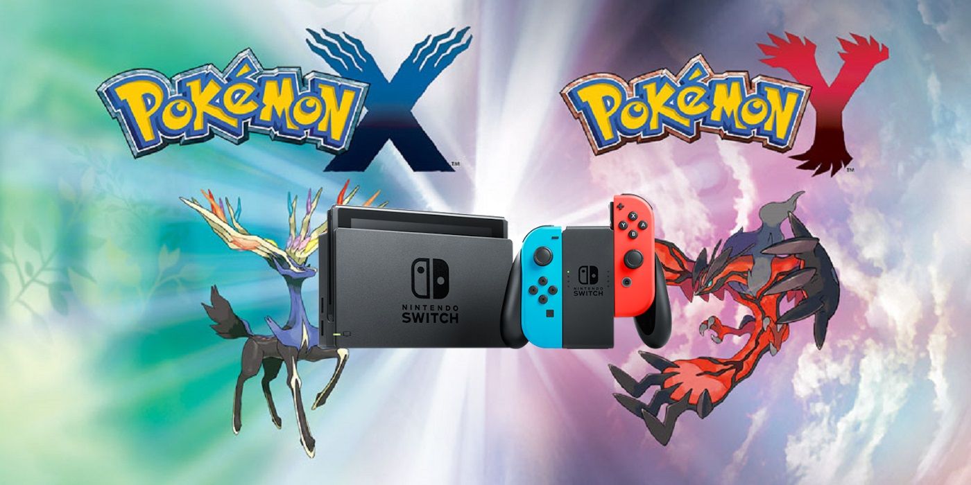 pokemon x and y with switch console