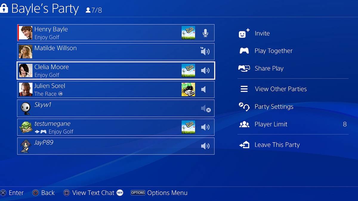 ps4 party chat moderation recording