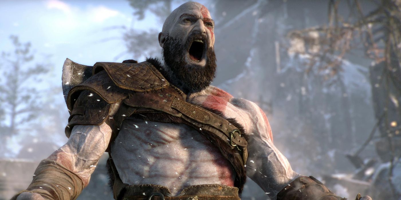 kratos shouting