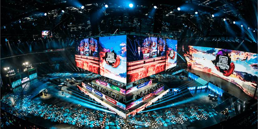 pubg esports tencent vspn big screen