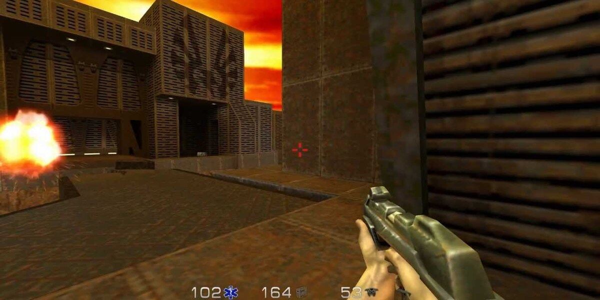 Quake 2 N64 gameplay